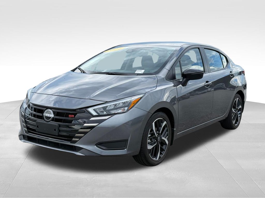 Gray (Gun Metallic) 2024 Nissan Versa Sedan Front-Wheel Drive Continuously Variable Transmission