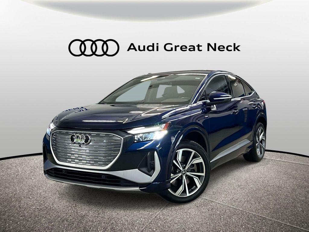 Navarra Blue Metallic 2023 Audi Q4 e-tron Sportback Sedan All-Wheel Drive Automatic