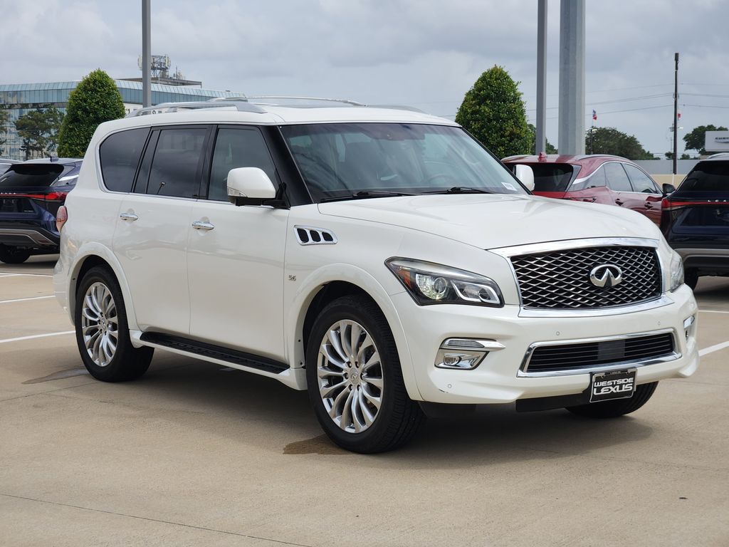 2015 INFINITI QX80 Base White at Westside Lexus