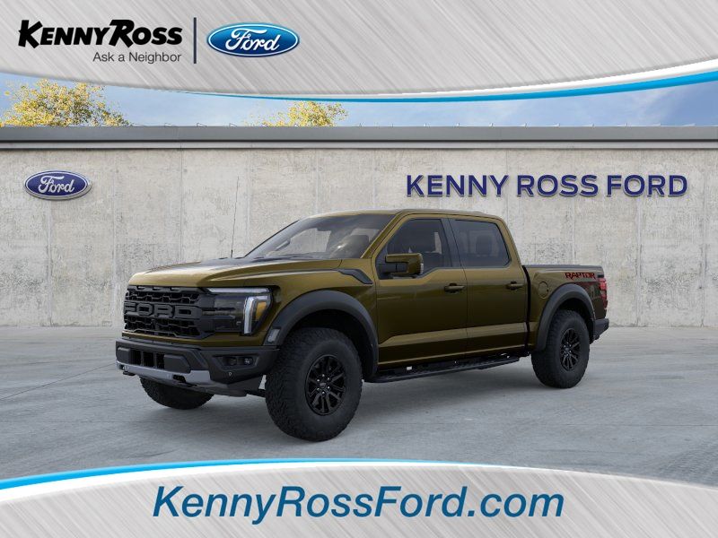 Shelter Green 2026 Ford F-150 Raptor SuperCrew 4WD Pickup Truck Four-Wheel Drive Automatic