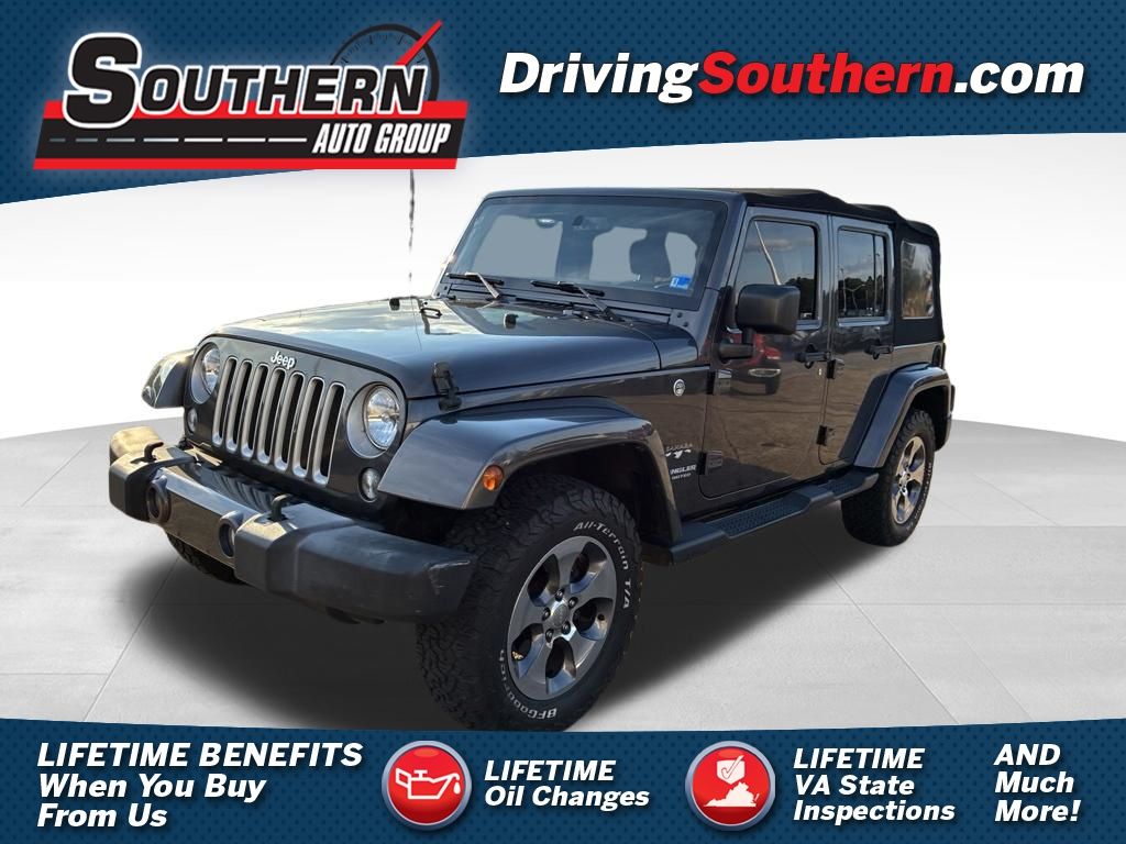 Gray (Granite Crystal Metallic Clearcoat) 2016 Jeep Wrangler SUV / Crossover Four-Wheel Drive 6-Speed Manual