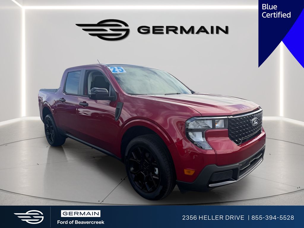 Ruby Red Metallic 2025 Ford Maverick Pickup Truck All-Wheel Drive 8-Speed Automatic