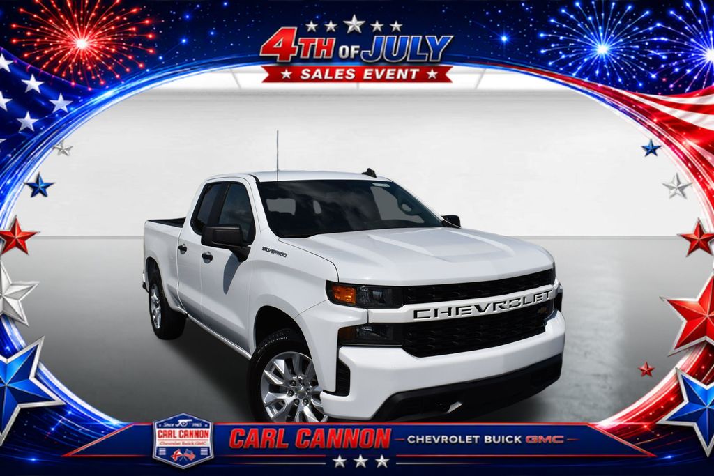Summit White 2021 Chevrolet Silverado 1500 Pickup Truck 4X2 8-Speed Automatic