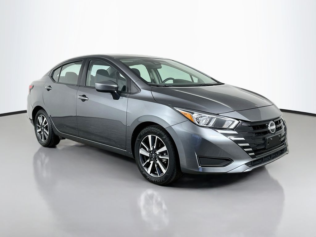 Gray (Gun Metallic) 2024 Nissan Versa Sedan Front-Wheel Drive Continuously Variable Transmission