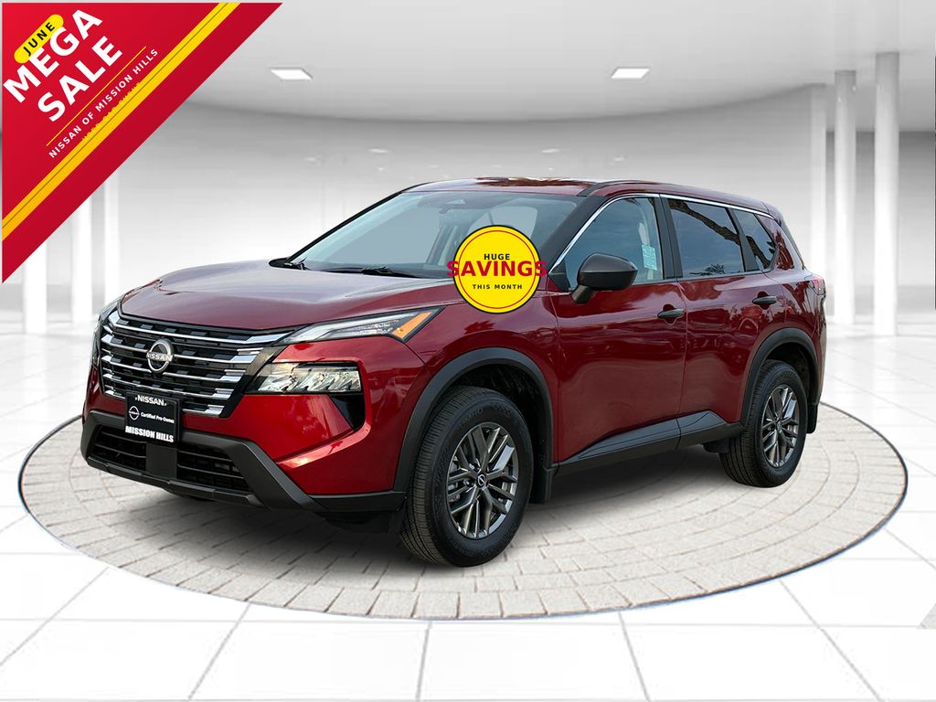 Red (Scarlet) 2026 Nissan Rogue S AWD SUV / Crossover All-Wheel Drive Continuously Variable Transmission