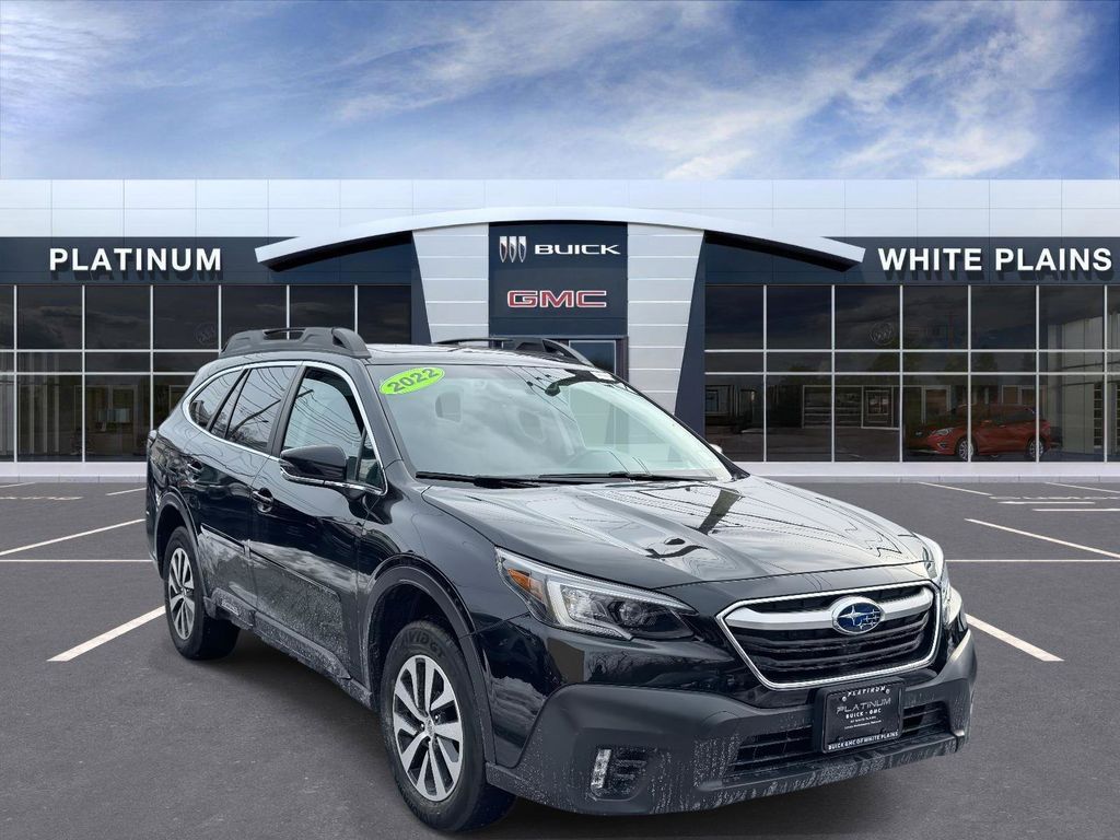 Crystal Black Silica 2022 Subaru Outback Premium AWD SUV / Crossover All-Wheel Drive Continuously Variable Transmission
