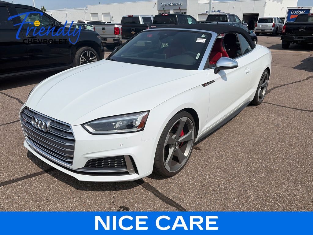 Black Metallic 2019 Audi S5 Convertible All-Wheel Drive 8-Speed Automatic