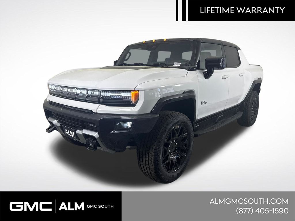 White 2026 GMC Hummer EV Pickup 2X Crew Cab AWD Pickup Truck All-Wheel Drive 1-Speed Automatic