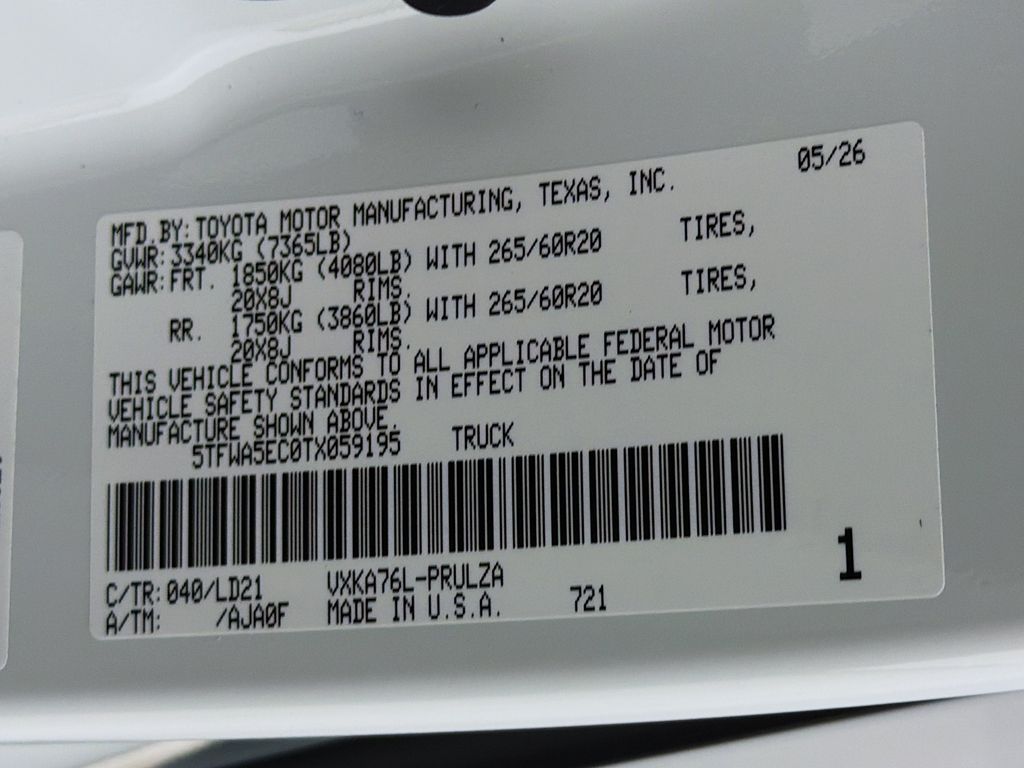 New 2026 Toyota Tundra Truck
