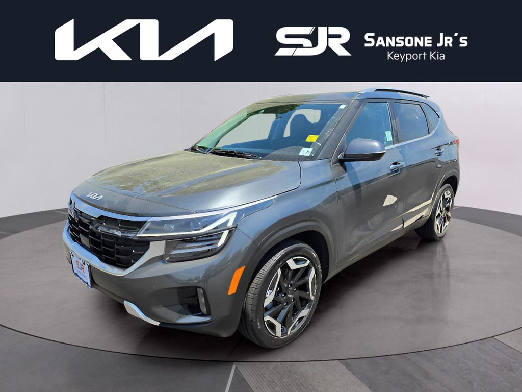 Gravity Gray 2024 Kia Seltos SUV / Crossover All-Wheel Drive 8-Speed Automatic
