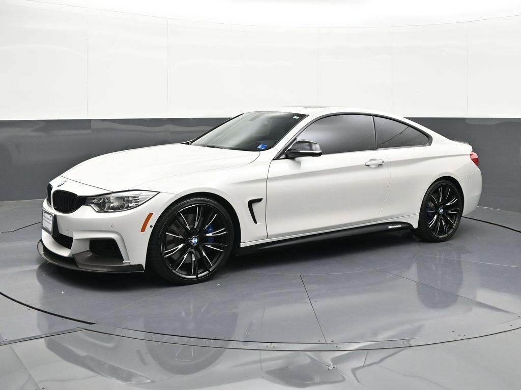 Alpine White 2015 BMW 4 Series Coupe Rear-Wheel Drive 8-Speed Automatic