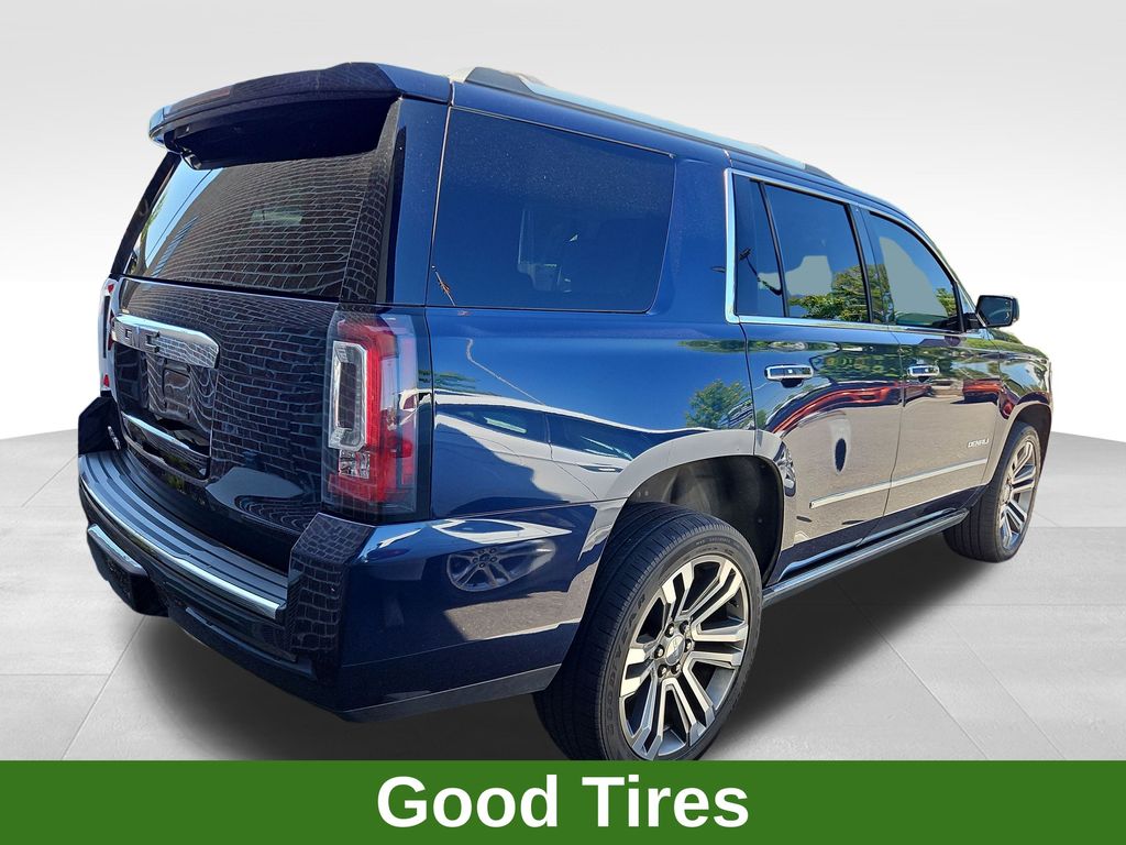2018 GMC Yukon Denali Ultimate 4WD w/ Rear DVD & Sunroof Blue at Coastal Chevrolet Cadillac