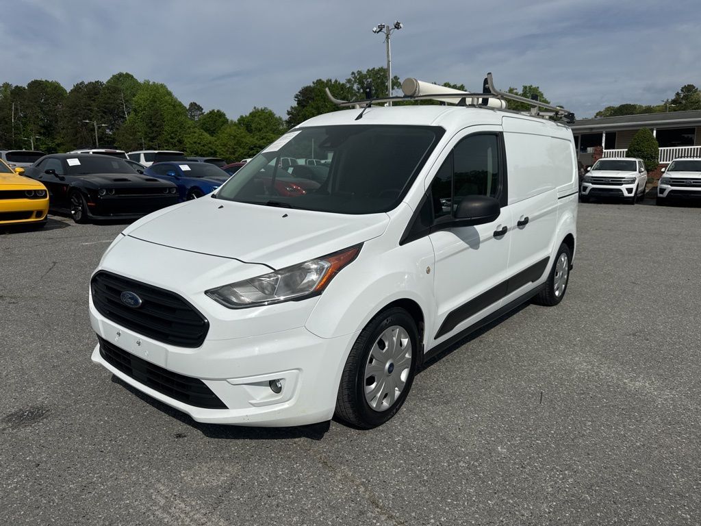 Frozen White 2020 Ford Transit Connect Cargo XLT LWB FWD with Rear Cargo Doors Van Front-Wheel Drive 8-Speed Automatic
