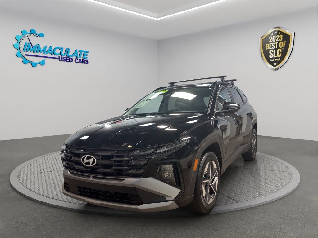 Ash Black 2025 Hyundai Tucson Hybrid SUV / Crossover All-Wheel Drive 6-Speed Automatic
