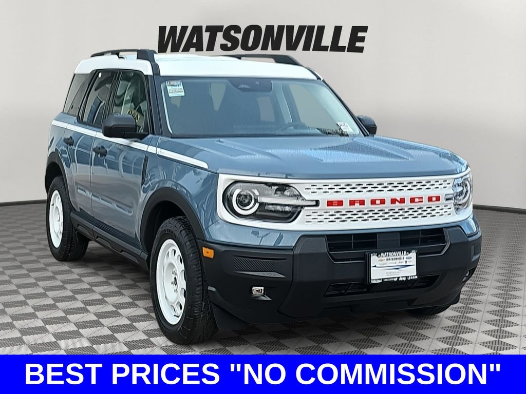 Blue (Azure Gray Metallic) 2025 Ford Bronco Sport SUV / Crossover All-Wheel Drive 8-Speed Automatic
