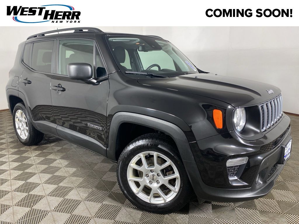 Black Clearcoat 2022 Jeep Renegade Latitude 4WD SUV / Crossover Four-Wheel Drive 9-Speed Automatic