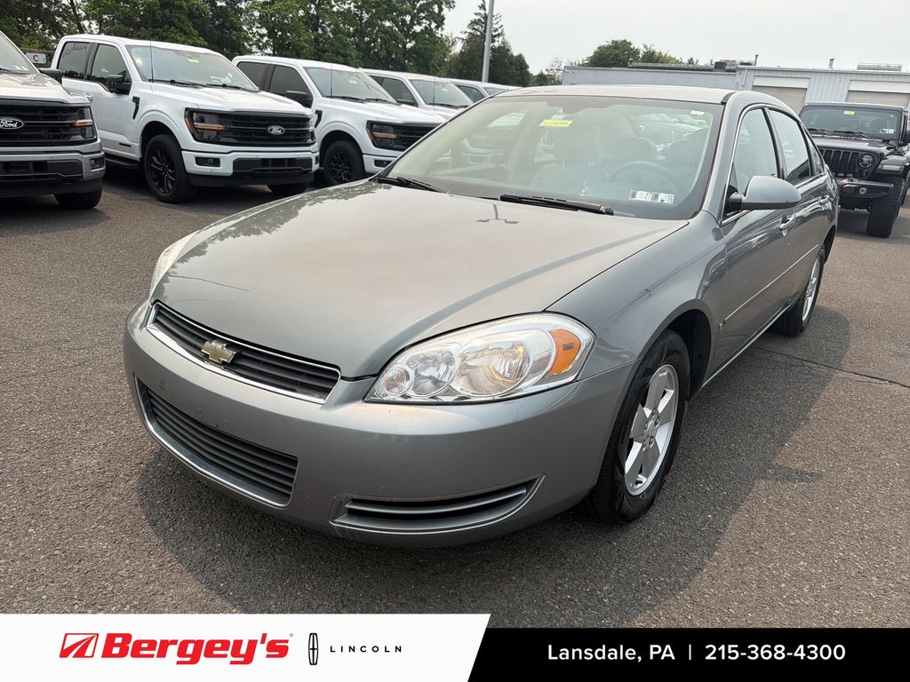 Dark Silver Metallic 2008 Chevrolet Impala Sedan Front-Wheel Drive 4-Speed Automatic Overdrive