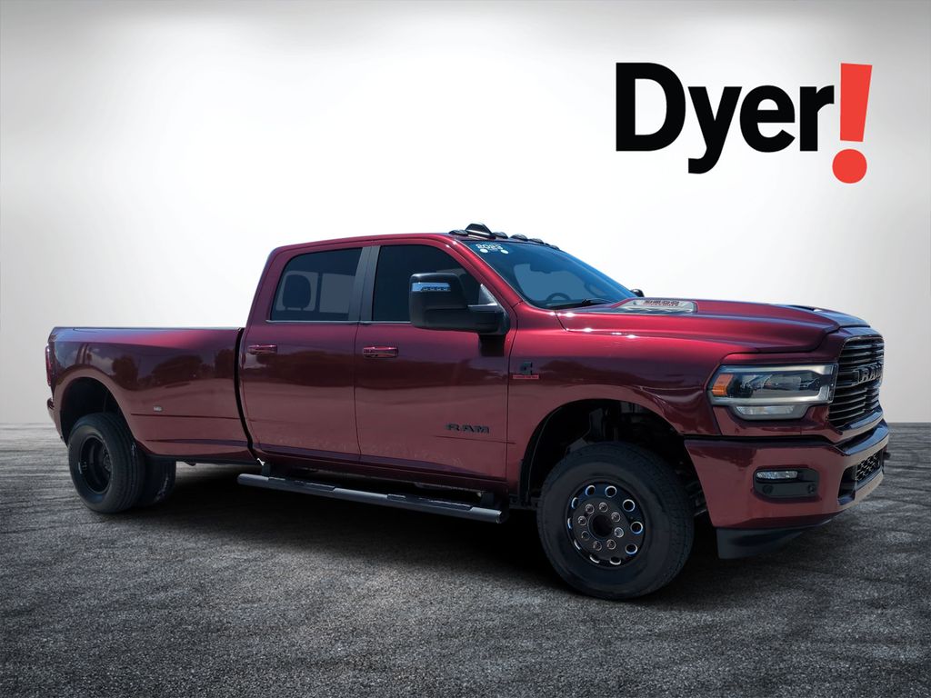 Delmonico Red Pearlcoat 2023 RAM 3500 Pickup Truck Four-Wheel Drive 6-Speed Automatic