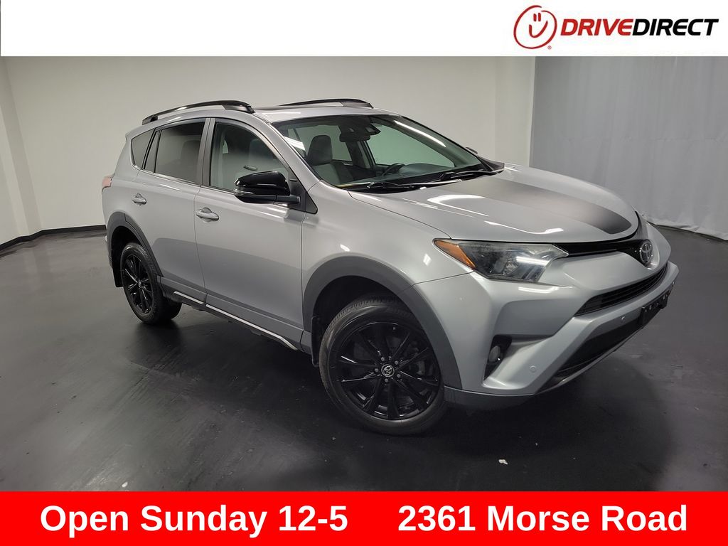 Silver Sky Metallic 2018 Toyota RAV4 SUV / Crossover All-Wheel Drive 6-Speed Automatic