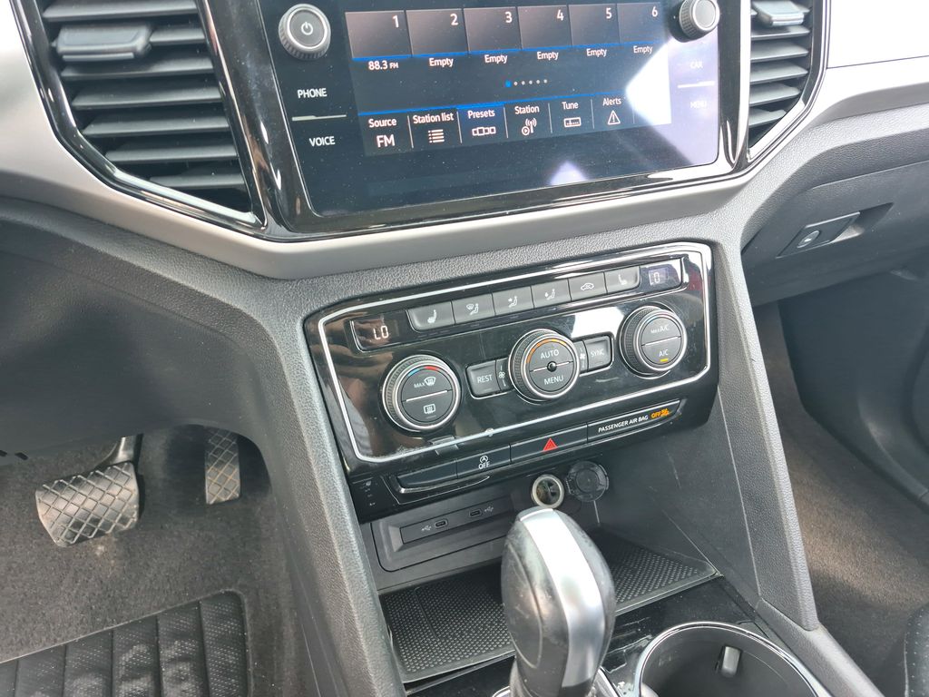 2022 Volkswagen Atlas 3.6L V6 SE w/Technology Red at DeMontrond Auto Country