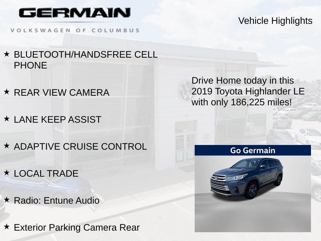 Used 2019 Blue Toyota LE image 5