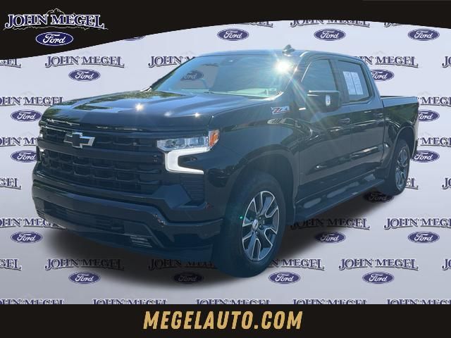 Black 2024 Chevrolet Silverado 1500 RST Crew Cab 4WD Pickup Truck Four-Wheel Drive Automatic