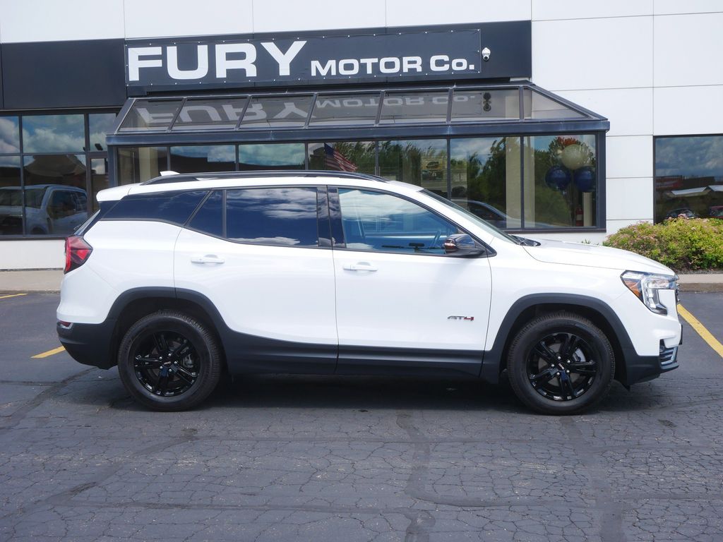 Summit White 2022 GMC Terrain SUV / Crossover All-Wheel Drive 9-Speed Automatic