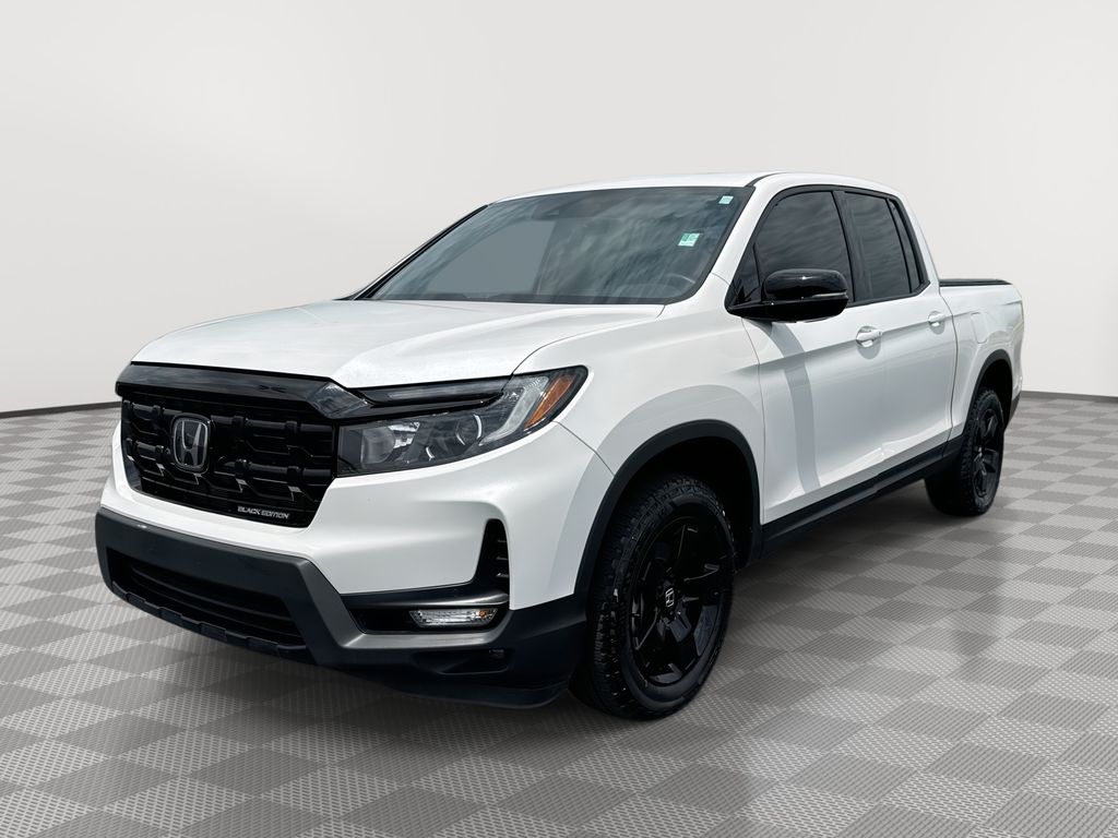 Platinum White Pearl 2024 Honda Ridgeline Pickup Truck All-Wheel Drive 9-Speed Automatic
