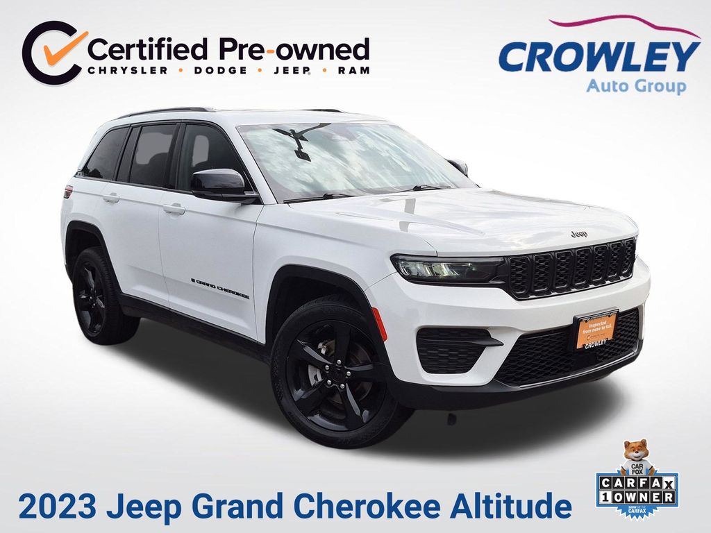 Bright White Clearcoat 2023 Jeep Grand Cherokee SUV / Crossover Four-Wheel Drive 8-Speed Automatic