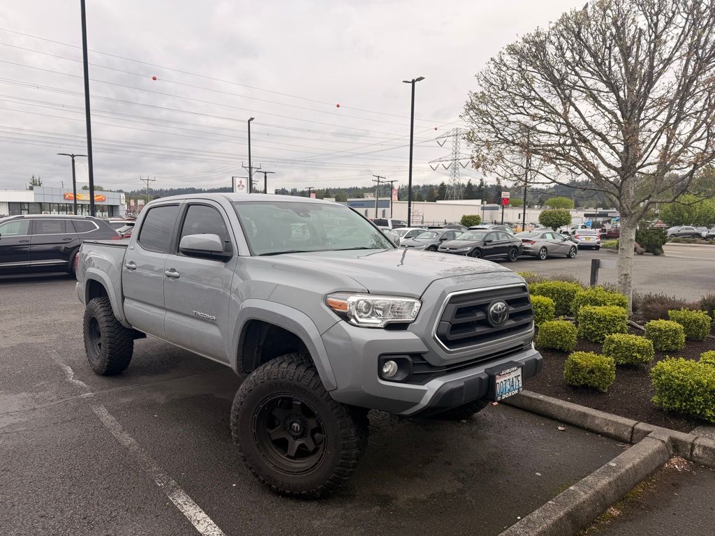 Cement 2021 Toyota Tacoma SR5 V6 Double Cab 4WD Pickup Truck Four-Wheel Drive 6-Speed Automatic
