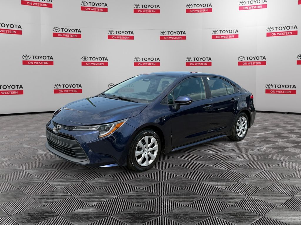 Blue 2025 Toyota Corolla Sedan Front-Wheel Drive Continuously Variable Transmission