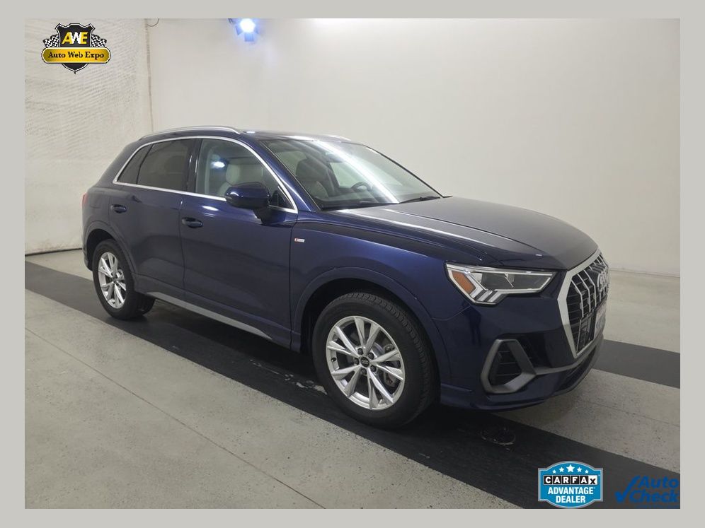 Blue Metallic 2023 Audi Q3 quattro Premium Plus S Line 45 TFSI SUV / Crossover All-Wheel Drive 8-Speed Automatic