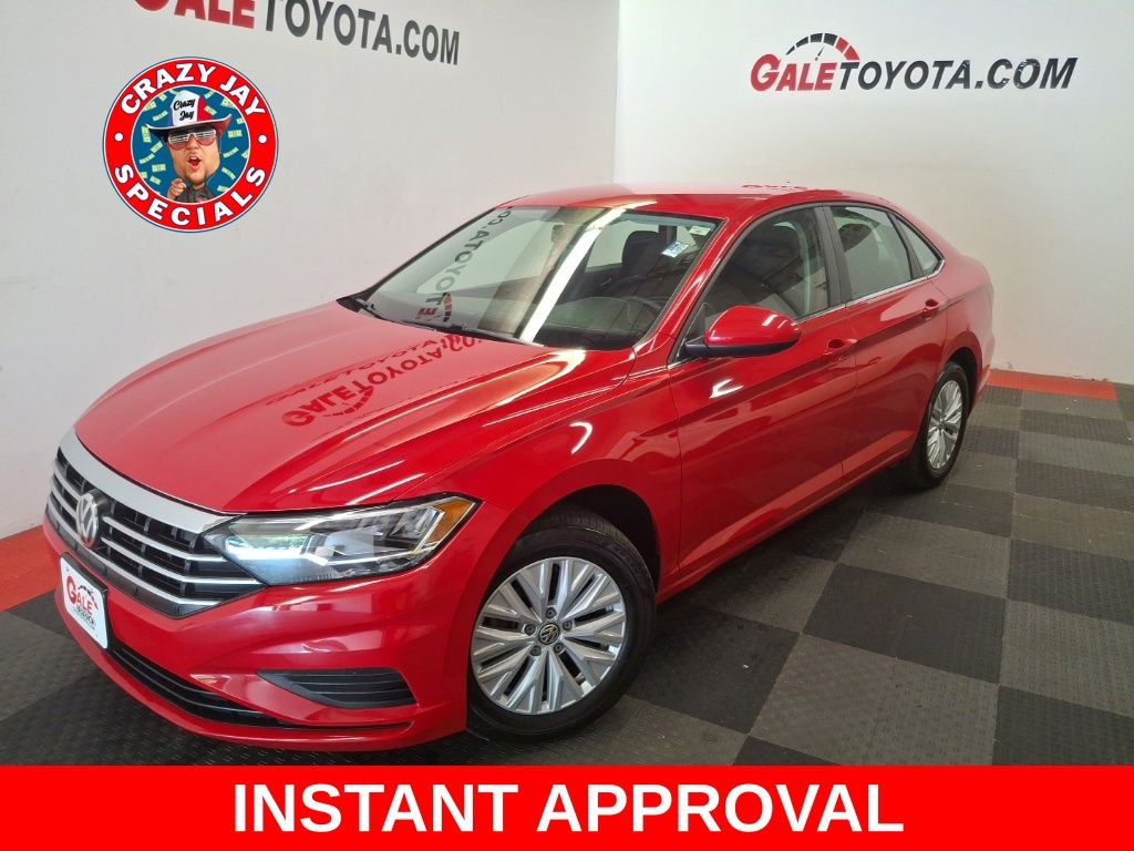 Red 2019 Volkswagen Jetta Sedan Front-Wheel Drive 8-Speed Automatic