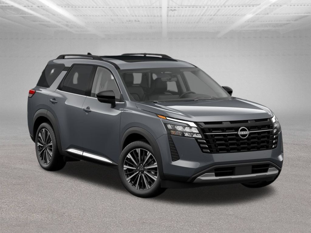 2026 Nissan Pathfinder Platinum Gray at John Sisson Motors
