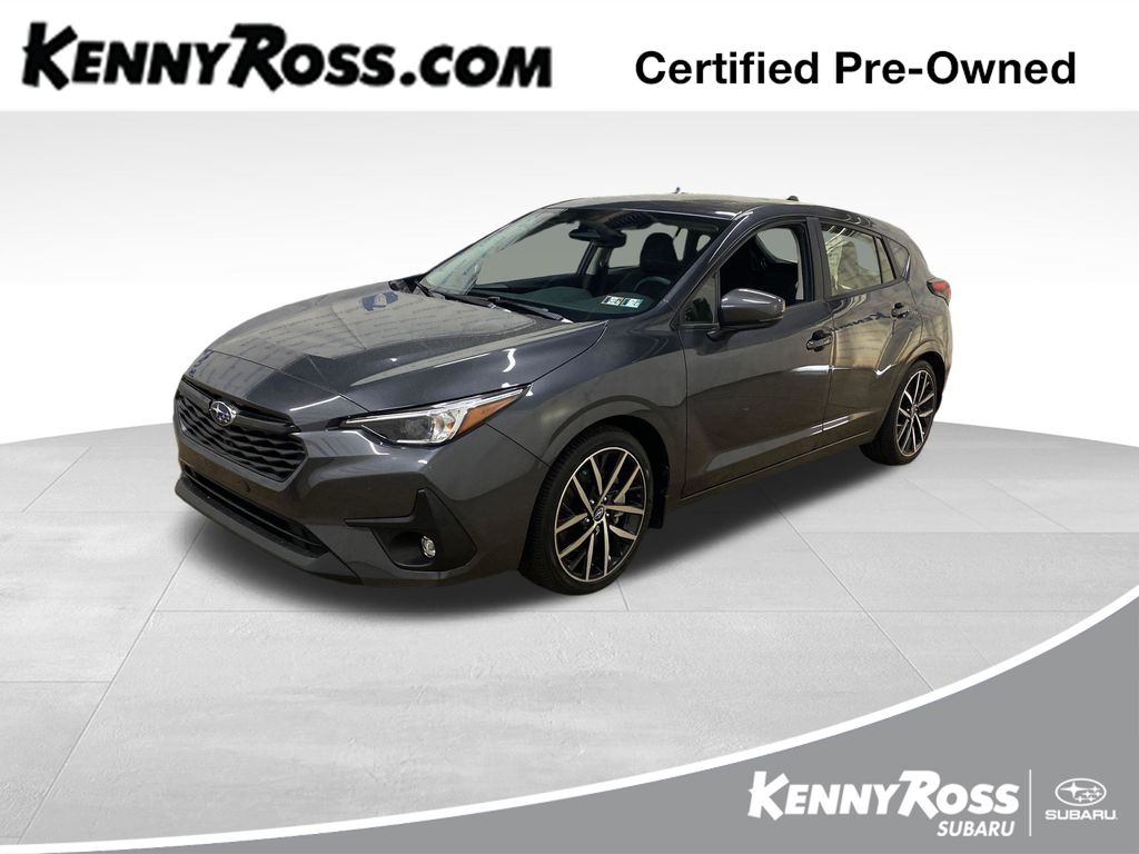 Magnetite Gray Metallic 2024 Subaru Impreza Sport AWD Wagon All-Wheel Drive Continuously Variable Transmission