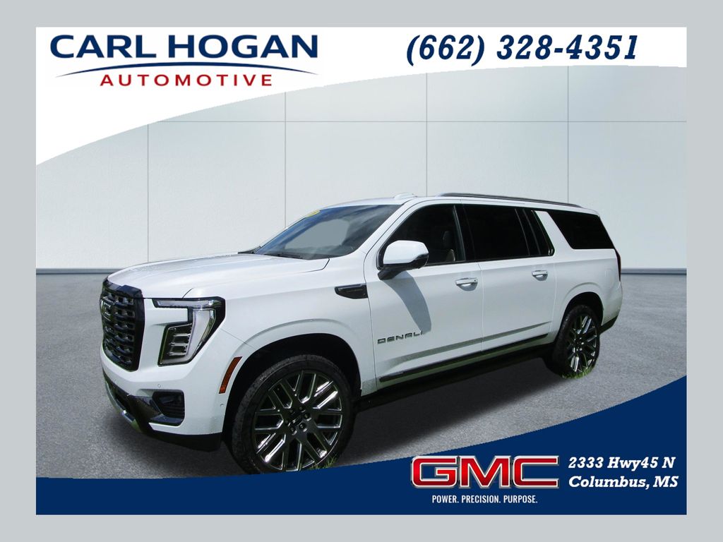 Glacier White 2026 GMC Yukon XL SUV / Crossover Four-Wheel Drive 