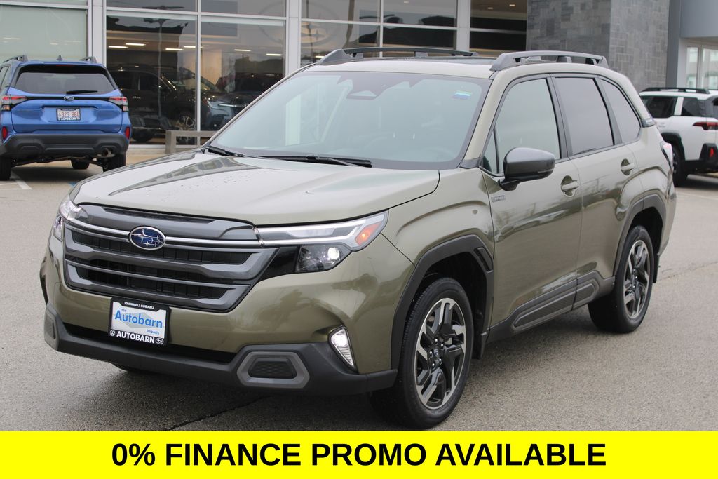 Autumn Green Metallic 2025 Subaru Forester Hybrid Limited AWD SUV / Crossover All-Wheel Drive Continuously Variable Transmission