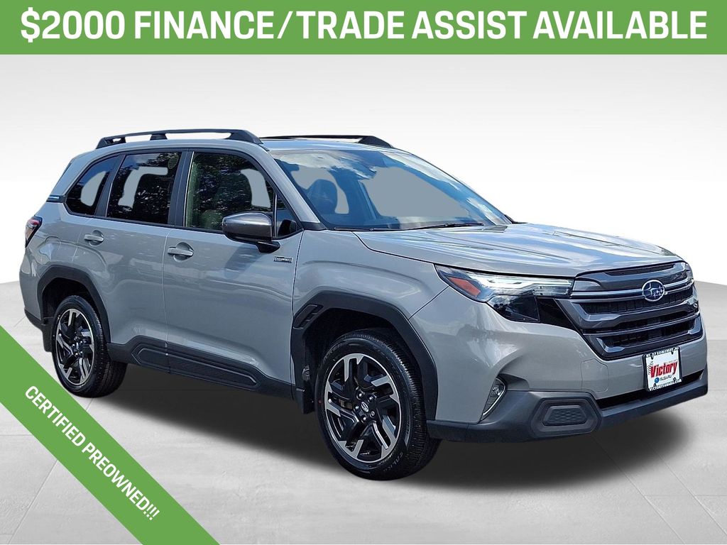 River Rock Pearl 2025 Subaru Forester Hybrid SUV / Crossover All-Wheel Drive Continuously Variable Transmission