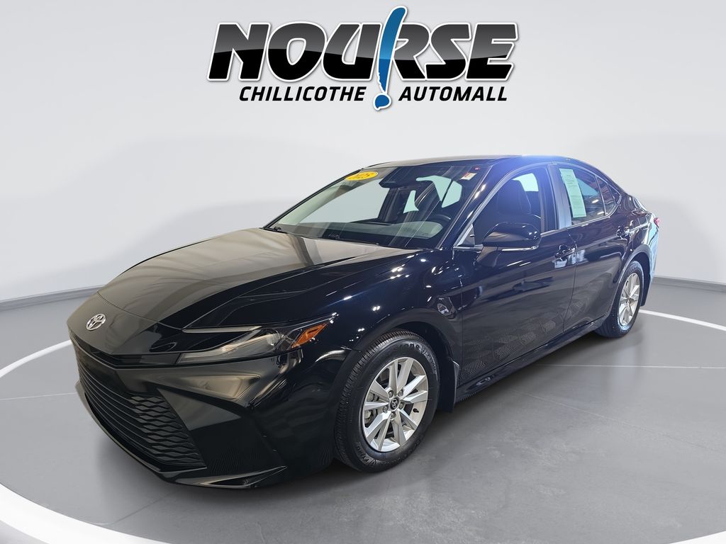 Midnight Black Metallic 2025 Toyota Camry Sedan Front-Wheel Drive Continuously Variable Transmission