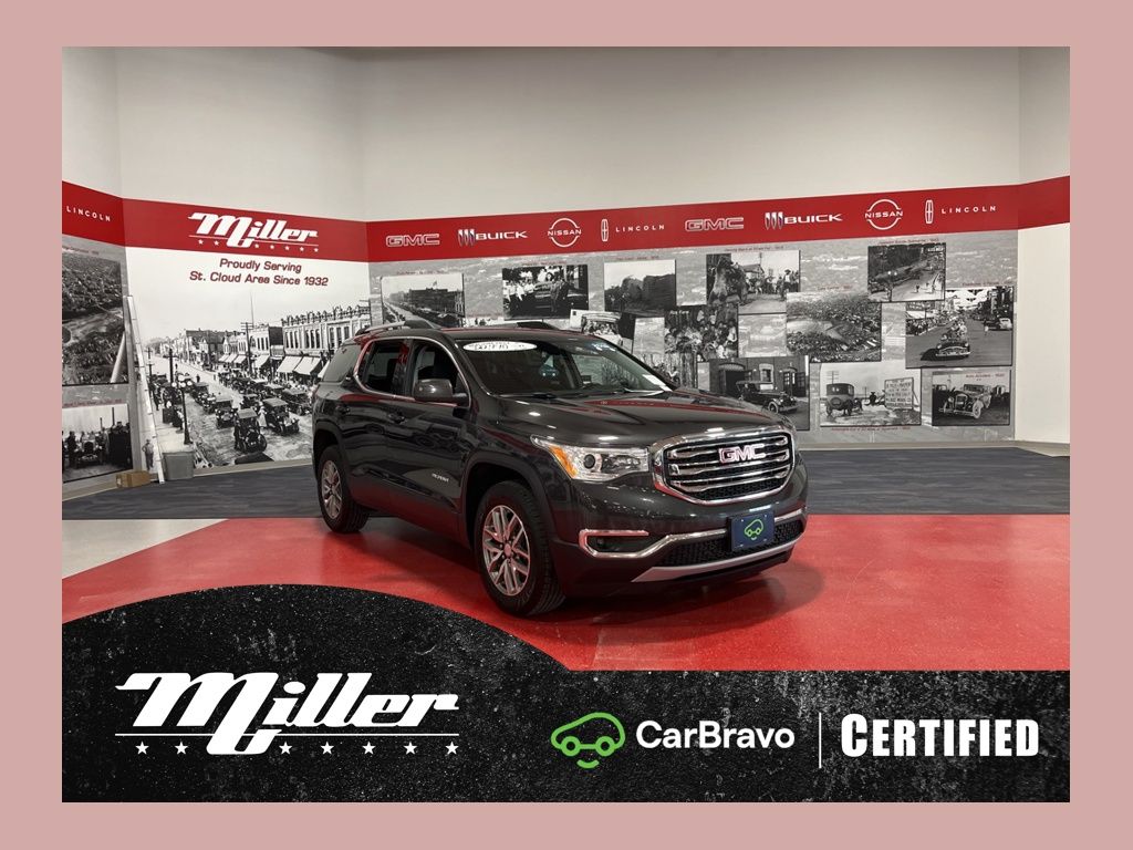 Gray (Iridium Metallic) 2019 GMC Acadia SLE-2 AWD SUV / Crossover Four-Wheel Drive 6-Speed Automatic