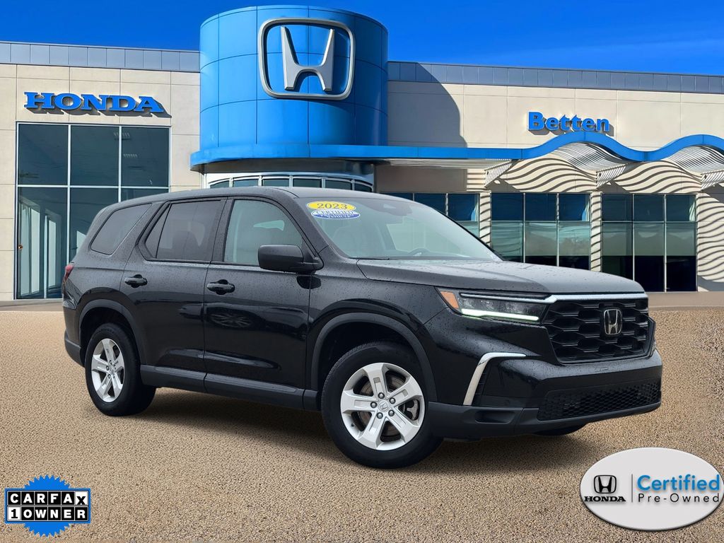 Crystal Black Pearl 2023 Honda Pilot LX AWD SUV / Crossover All-Wheel Drive Automatic