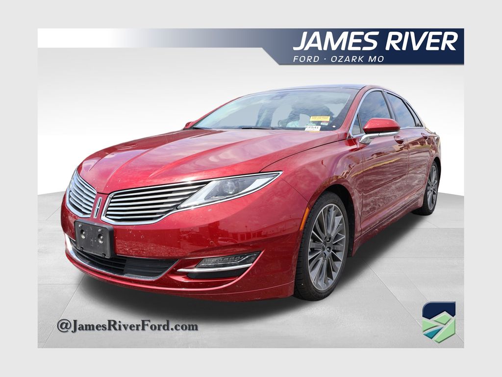 Ruby Red Metallic 2014 Lincoln MKZ Hybrid Sedan Front-Wheel Drive Continuously Variable Transmission