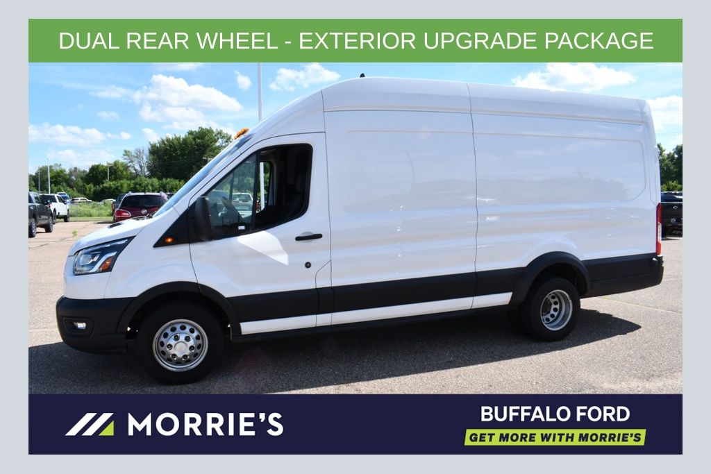 Oxford White 2024 Ford Transit Cargo Van Rear-Wheel Drive