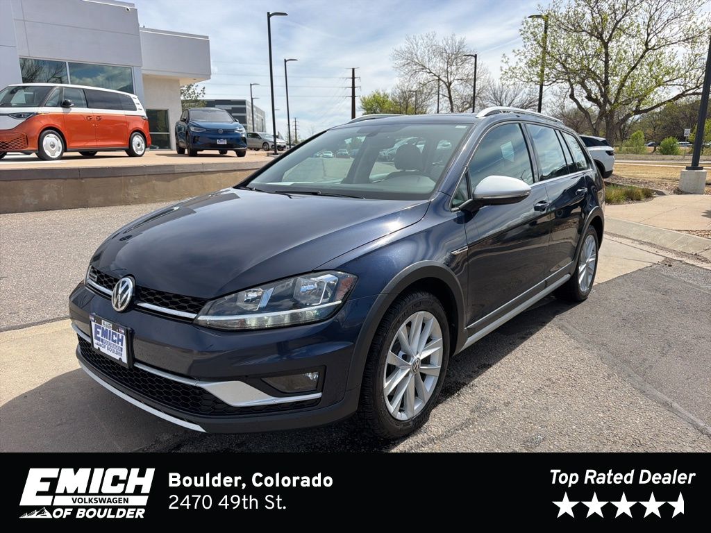 Night Blue 2019 Volkswagen Golf Alltrack SE 4Motion AWD Wagon All-Wheel Drive 6-Speed Dual Clutch