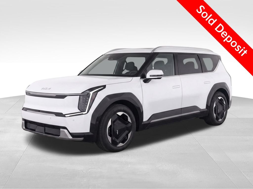 Snow White Pearl 2024 Kia EV9 SUV / Crossover All-Wheel Drive 1-Speed Automatic