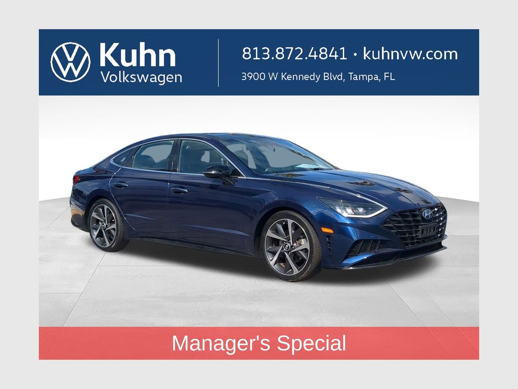 Blue (Stormy Sea) 2022 Hyundai Sonata Sedan Front-Wheel Drive 8-Speed Automatic