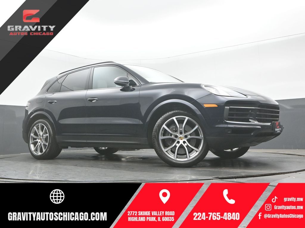 Moonlight Blue Metallic 2022 Porsche Cayenne Platinum Edition AWD SUV / Crossover All-Wheel Drive 8-Speed Automatic