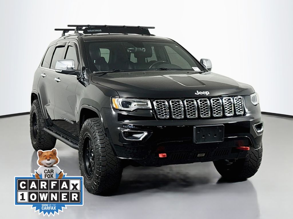 Diamond Black Crystal Pearlcoat 2018 Jeep Grand Cherokee SUV / Crossover Four-Wheel Drive 8-Speed Automatic