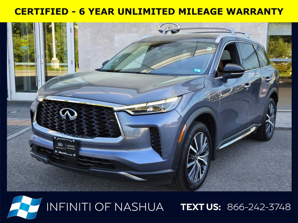 Moonbow Blue 2023 INFINITI QX60 Sensory AWD SUV / Crossover All-Wheel Drive 9-Speed Automatic