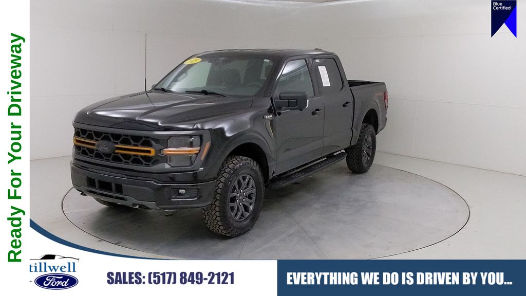 Black Metallic 2025 Ford F-150 Pickup Truck Four-Wheel Drive Automatic